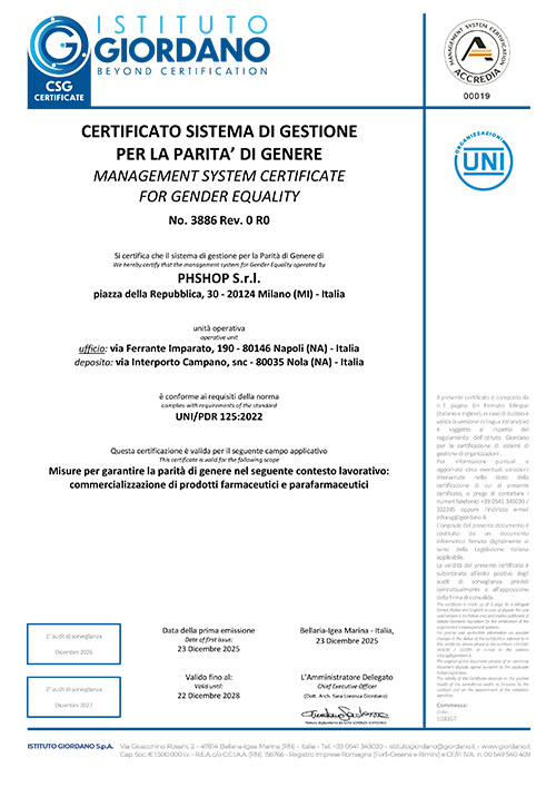 CERTIFICATO SISTEMA DI GESTIONE